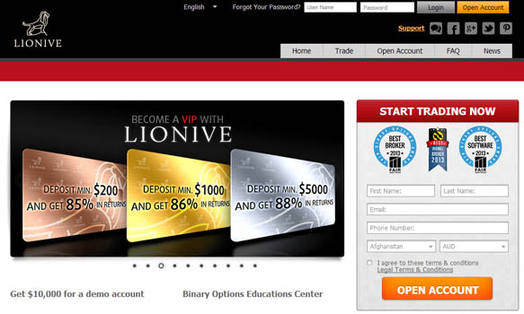 Lionive Website