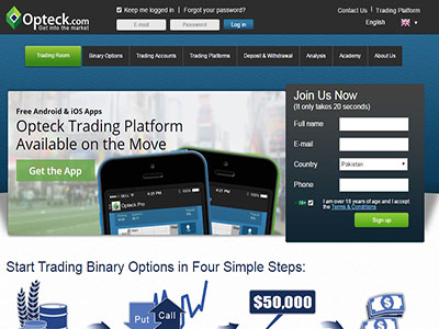 Reviews of opteck binary options forex analysis program