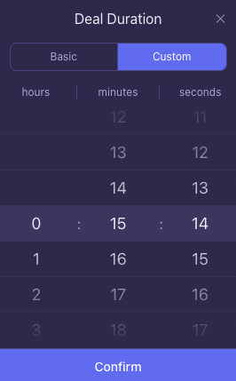 Setting a binary contract length in Expert Option's platform