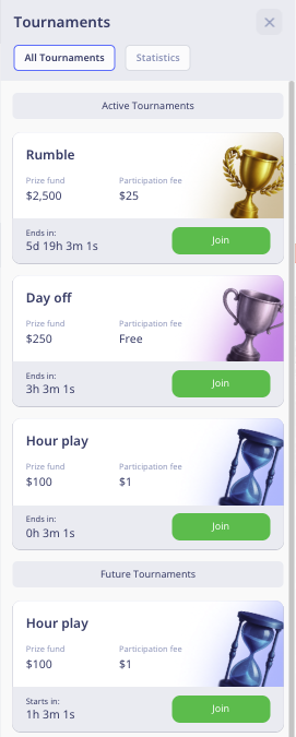 Trading competitions at Pocket Option