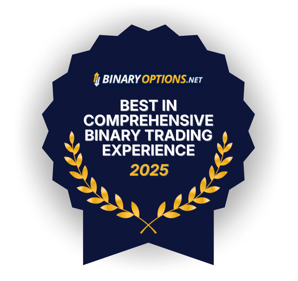 Most complete binary trading experience award for 2025 from BinaryOptions.net