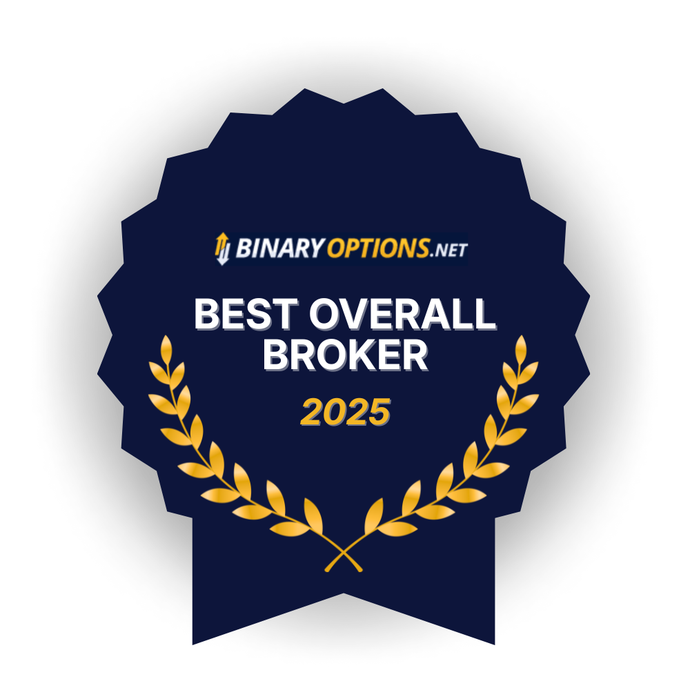 Best overall binary options broker award 2025 from BinaryOptions.net