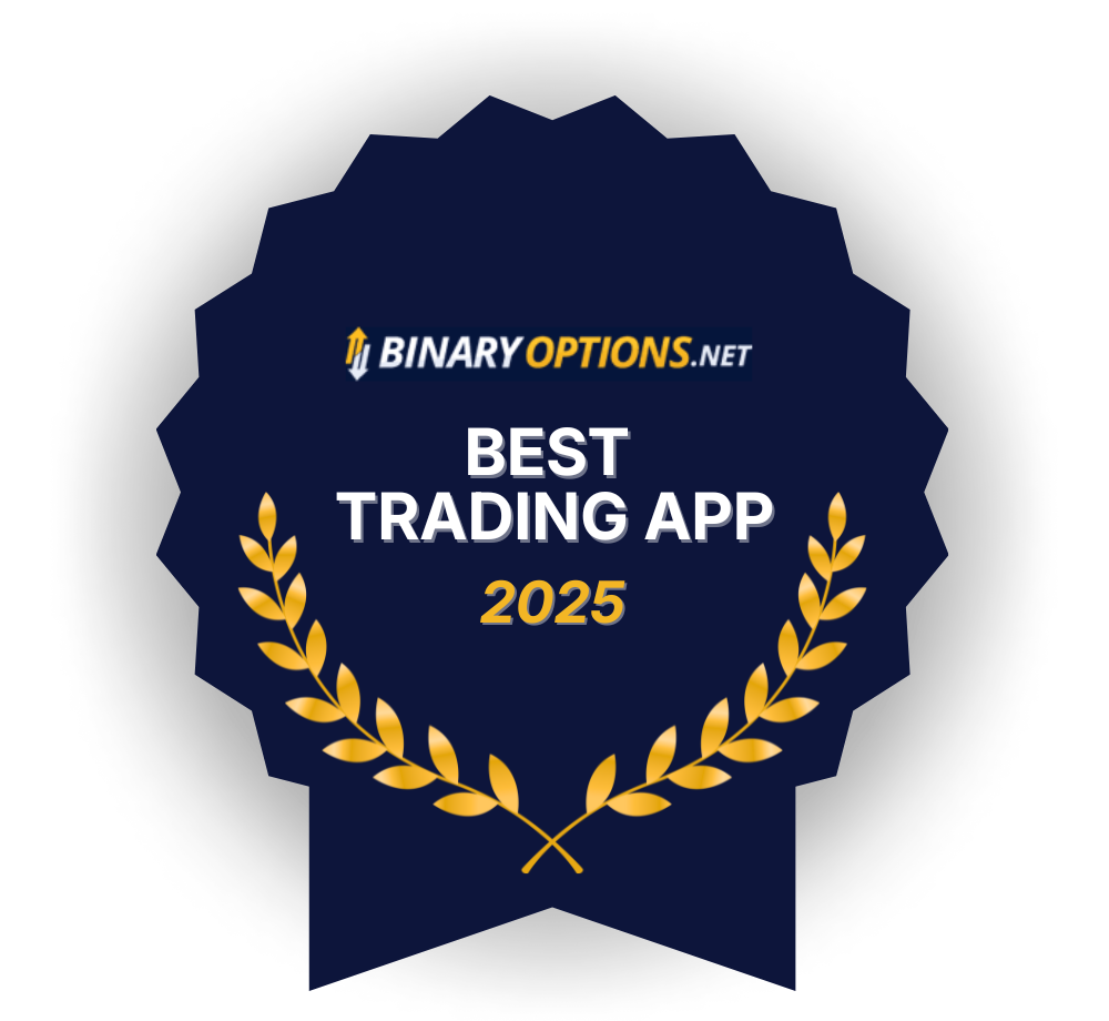 Best binary trading app award 2025 from BinaryOptions.net